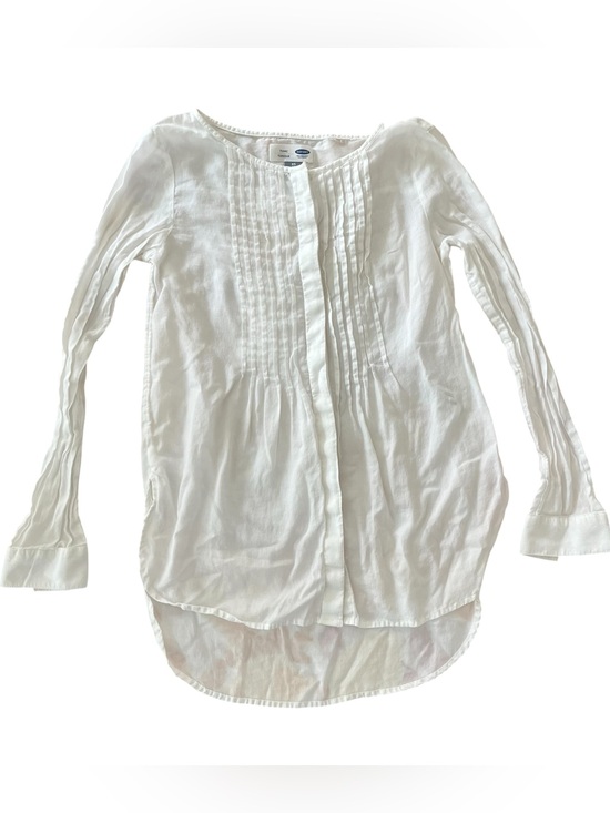 Old Navy Tops - Old Navy White Cotton Pintuck Tunic Top XS
Cottagecore Boho Coastal